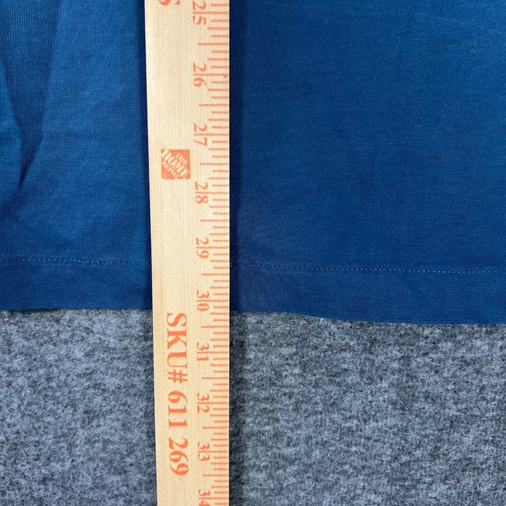 The North Face Graphic Tee Mens XL Blue Floral Logo Himalayan Lightweight